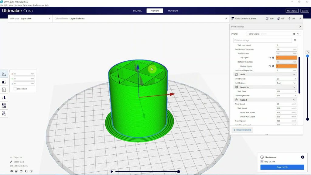 3d printing process